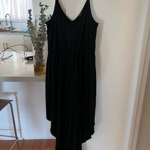 Black flowy jumpsuit with lace color size XL